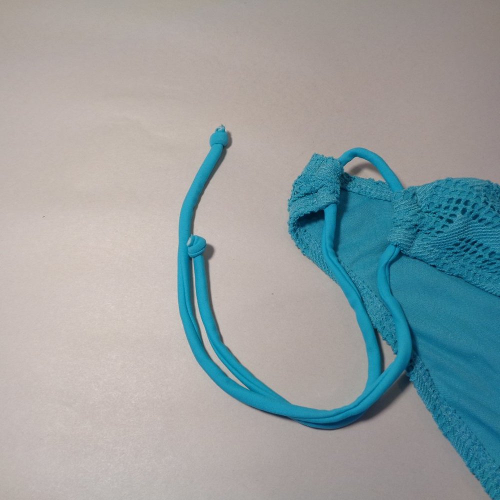 Roxy Size Small 70s LOWRIDER TIE SIDE Light Jade New Women's Bikini Bottom - Picture 6 of 13